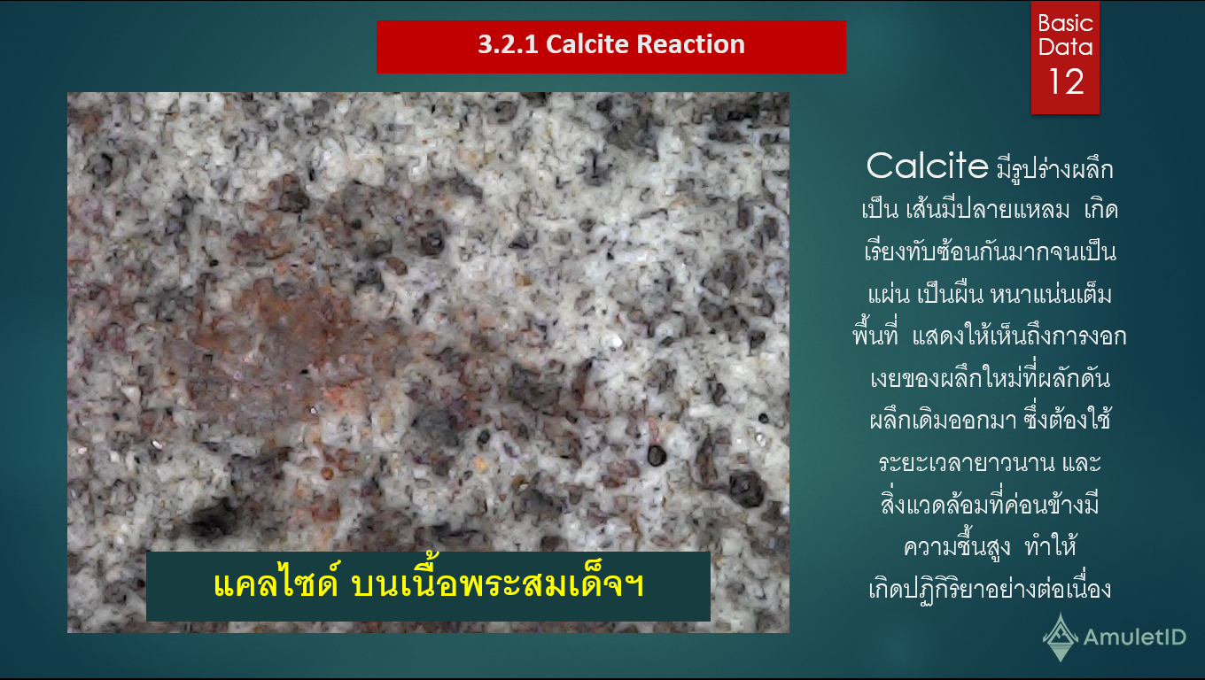 ปฎิกิริยาเคมีของแคลไซด์